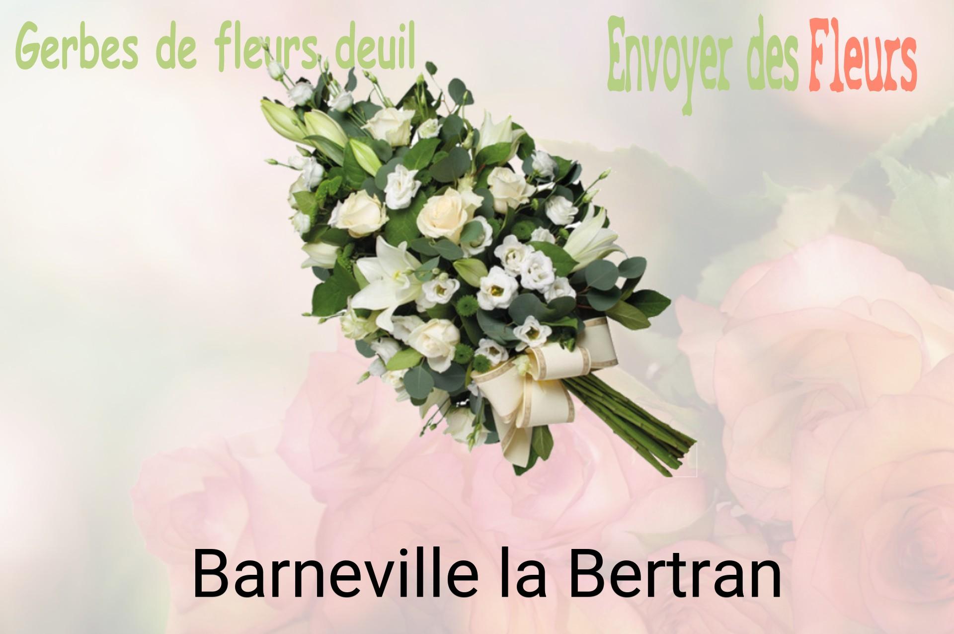 Gerbe de fleurs de deuil livrée à Barneville-la-Bertran